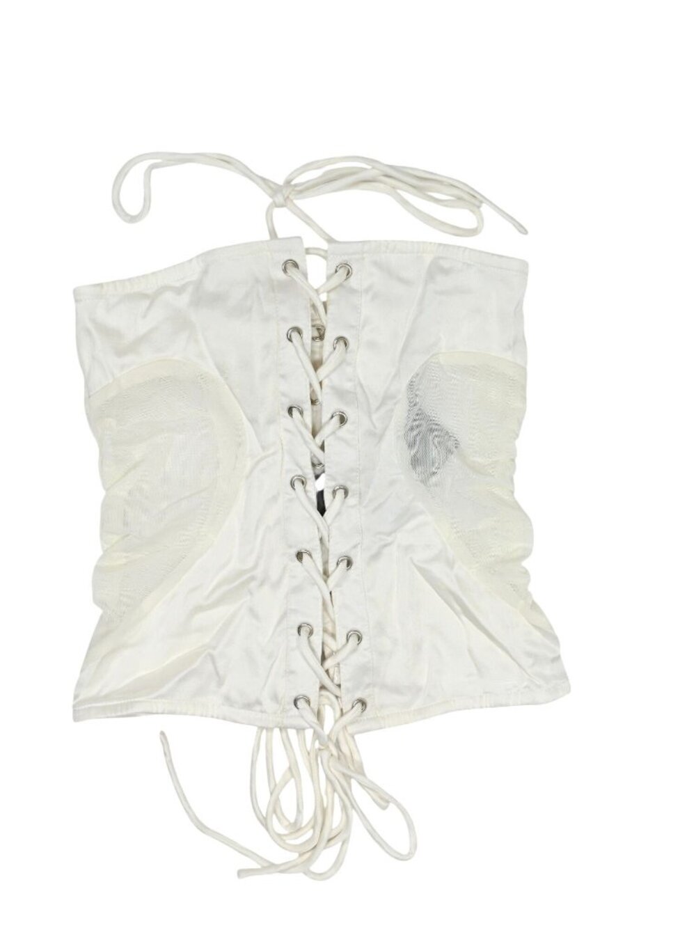 Amor Mia Gathered Heart Top in Ivory